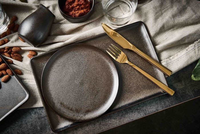 RAW Bestiksæt, guldfarvet - 48 dele - Bahne